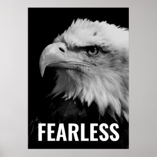 Motivatie komstkunst zonder pittige bald Eagle Poster