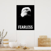 Motivatie komstkunst zonder pittige bald Eagle Poster (Keuken)