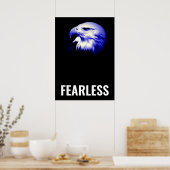 Motivatie komstkunst zonder pittige bald Eagle Poster (Keuken)