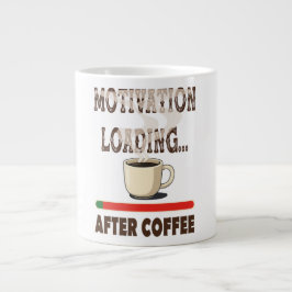 Motivatie laden... na de koffie extra grote beker