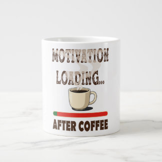 Motivatie laden... na de koffie extra grote beker