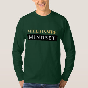 Motivatie lange hoes van Millionaire Mindset T-shirt
