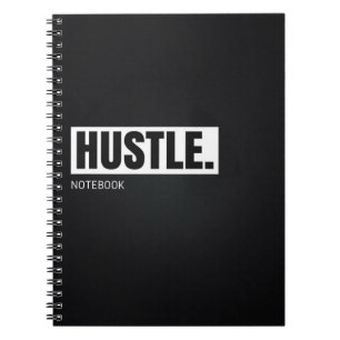 Motivatie laptop: Hustle Notitieboek