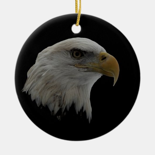 Motivatie leider van de Amerikaanse Eagle Keramisch Ornament (Voorkant)