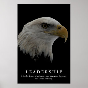 Motivatie leider van de Amerikaanse Eagle Poster