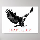 Motivatie leiderschap Eagle Landing Poster (Voorkant)