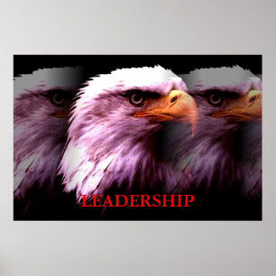 Motivatie leiderschap Eagle Poster
