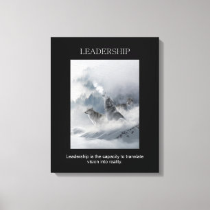 motivatie leiderschap inspirerend citaat canvas afdruk