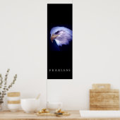 Motivatie leiderschap Onverschrokken Eagle Eyes Po Poster (Keuken)