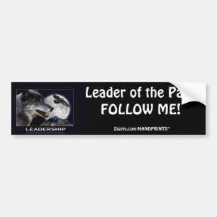 Motivatie leiderschapsgeschenken bumpersticker