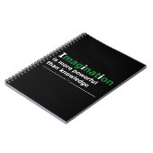 Motivatie levensquote notitieboek (Linkerzijde)