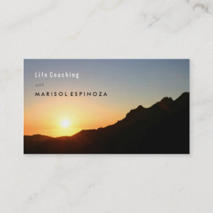 Motivatie Life Coach Inspiratie Bergbeklimming Visitekaartje