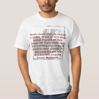 Motivatie Machiavelli-offerte T-shirt