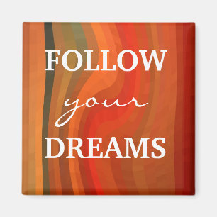 Motivatie Magnet - de Dream van het Citaat van 3 W Magneet