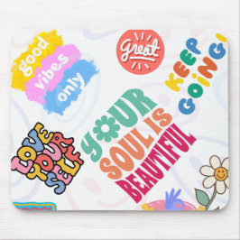 Motivatie meerkleuren muismat