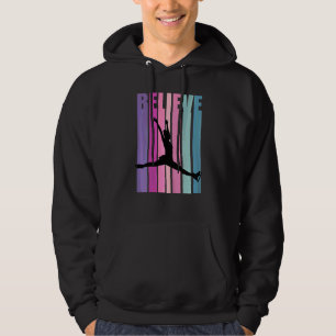 Motivatie meisjes schaatsen schaatsen figuur dans hoodie