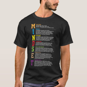Motivatie mijlpaal voor succes t-shirt