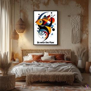 Motivatie minimalistische Abstracte geometrische v Poster