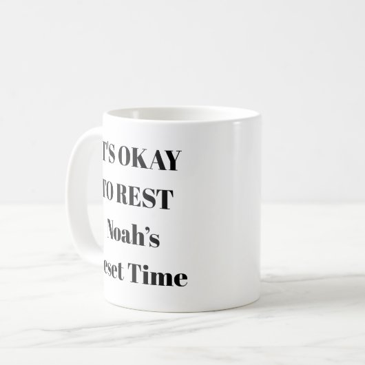 Motivatie Mok – Voortgang niet perfectie Quote (Voorkant links)