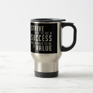 Motivatie mokken voor succes en waarde