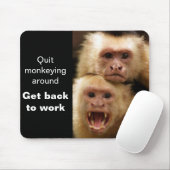 Motivatie Monkey Mousepad Muismat (Met muis)