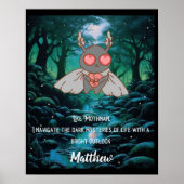 Motivatie Mothman Cryptid Poster (Voorkant)