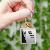 motivatie noteringen voor klimmers sleutelhanger (Hand)