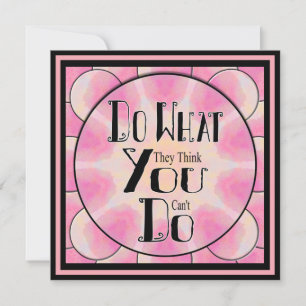 Motivatie notitie doet wat ze denken dat je niet k