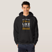 Motivatie offerte Doe wat je wilt en je zult S Hoodie (Voorkant volledig)