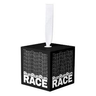 Motivatie offerte voor in-training voor Runner - R Kubus Ornament