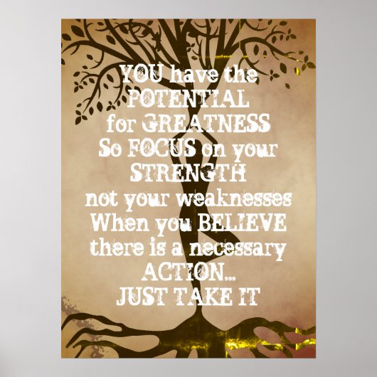 Motivatie offerte voor sterkte poster (Voorkant)