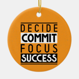 Motivatie offerteontwerp voor Achievers Keramisch Ornament