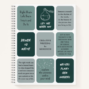 Motivatie offertes voor schrijvers op maat notitieboek