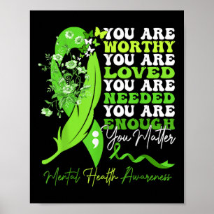 Motivatie Ondersteuning Jouw Mentale Gezondheidsbe Poster
