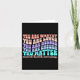 Motivatie ondersteuning Warrior Mental Health Awar Kaart