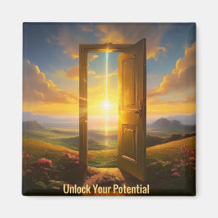 Motivatie ontgrendel uw potentiële positiviteit magneet