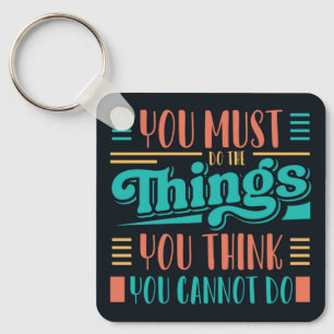 Motivatie ontwerp van het shirt sleutelhanger