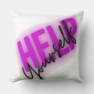 Motivatie ontwerp van positieve prijsopgave kussen