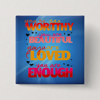 Motivatie ontwerp vierkante button 5,1 cm