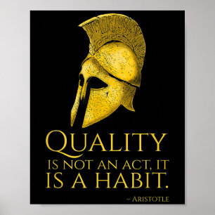 Motivatie Oudgriekse Filosofie - Aristoteles Poster