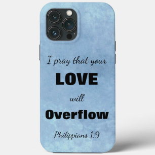 Motivatie overloop van de Bijbelsscriptie iPhone 13 Pro Max Hoesje