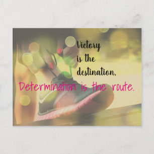 Motivatie overwinningsslogan Netball Quote Briefkaart