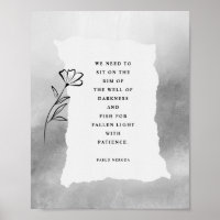 Motivatie Pablo Neruda Poetry Poster