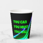 Motivatie Papieren Bekers (Voorkant)