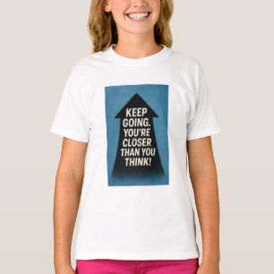 Motivatie pijl t-shirt