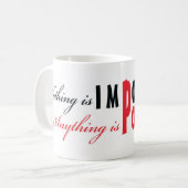 Motivatie positief bericht Inspirerend prijsopgave Koffiemok (Voorkant links)