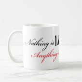 Motivatie positief bericht Inspirerend prijsopgave Koffiemok (Links)