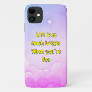 Motivatie positiviteit empowerment iPhone iPad hoe 11 Hoesje