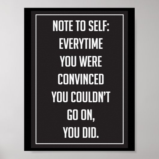 Motivatie Poster (Voorkant)