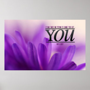Motivatie Poster afdrukken in leven wijzigen